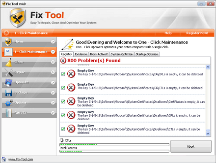 Fix Tool removal