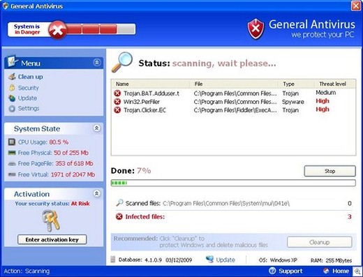 General Antivirus removal