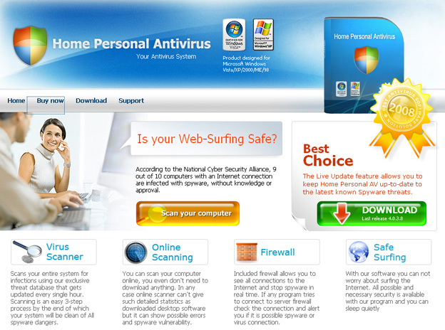 homepersonalantivirus.com removal