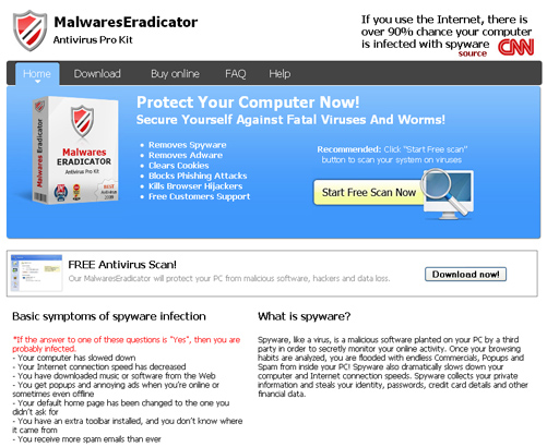 MalwaresEradicator removal