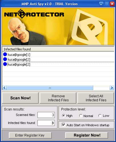 MyNetProtector Anti Spyware software