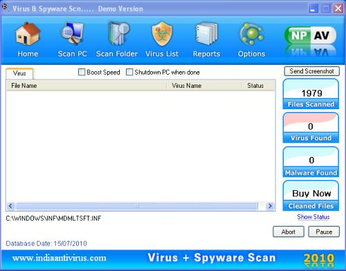 Net Protector AntiVirus 2010 removal