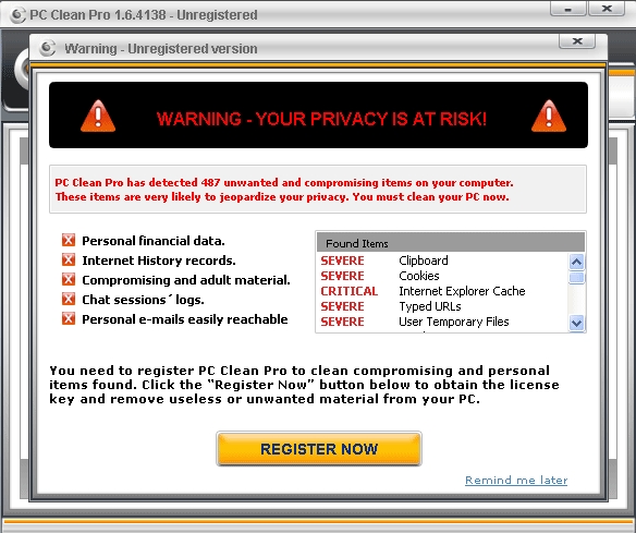 PC Clean Pro removal