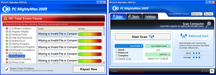 PC MightyMax 2009 removal