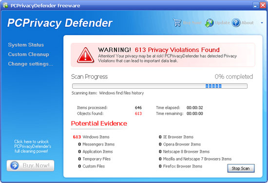PC Privacy Defender removal