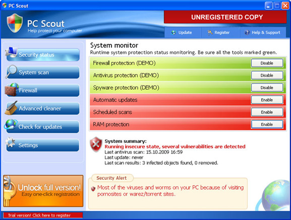 PC Scout removal