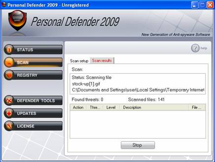Personal Defender 2009 removal