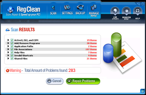 RegClean removal
