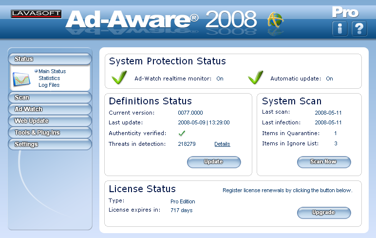 Lavasoft ad aware 2017 professional edition v7.0.1.6 crack