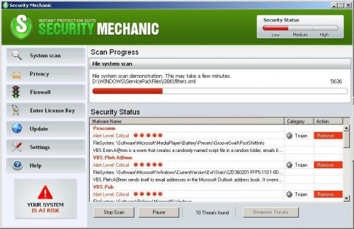 Security Mechanic removal