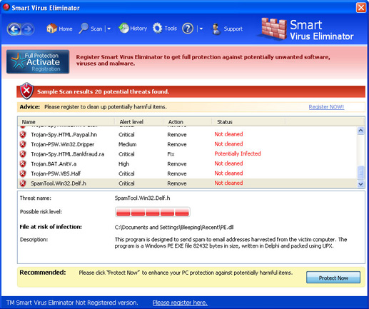 Smart Virus Eliminator removal