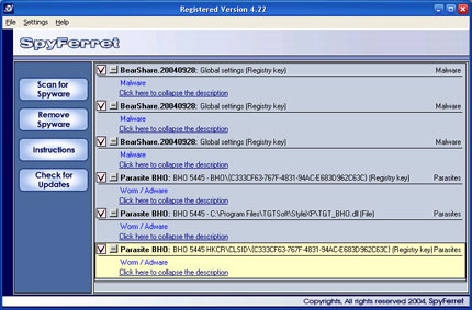 SpyFerret software