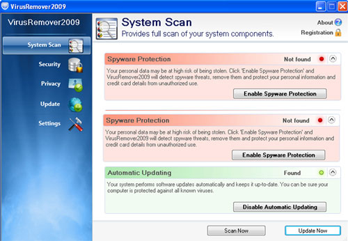 Virus Remover 2009 removal