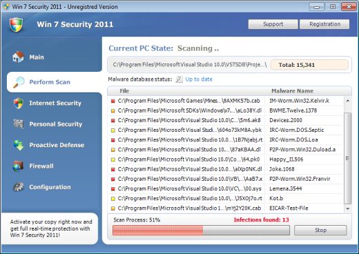 Fake Security AntiMalware Guard antiviruses for Win 7 XP or Vista removal