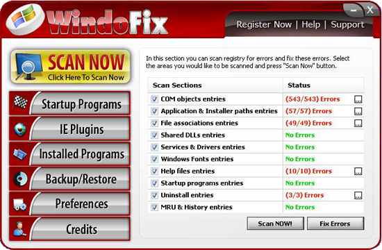WindoFix removal