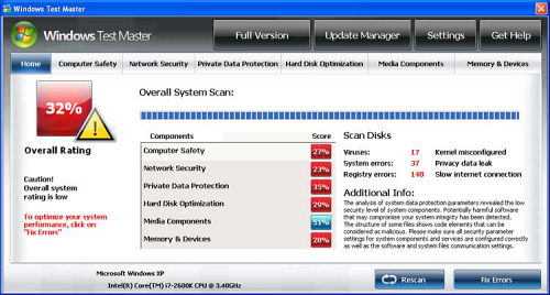 Windows Test Master  removal
