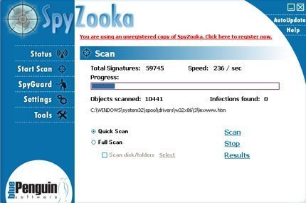 SpyZooka software