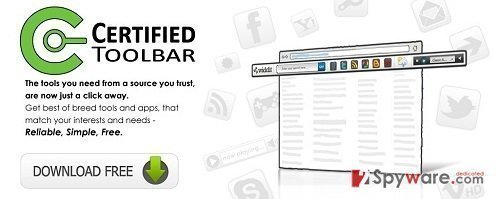 Certified Toolbar snapshot Certified Toolbar snapshot