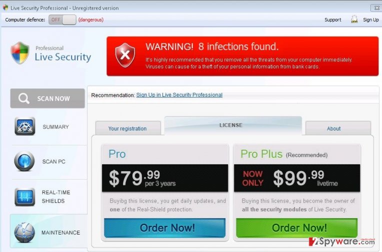 Live Security Professional snapshot Live Security Professional snapshot