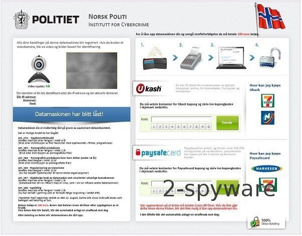Politiet Norsk Politi Institutt for Cybercrime virus snapshot Politiet Norsk Politi Institutt for Cybercrime virus snapshot