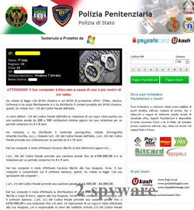 Polizia Penitenziaria virus snapshot Polizia Penitenziaria virus snapshot