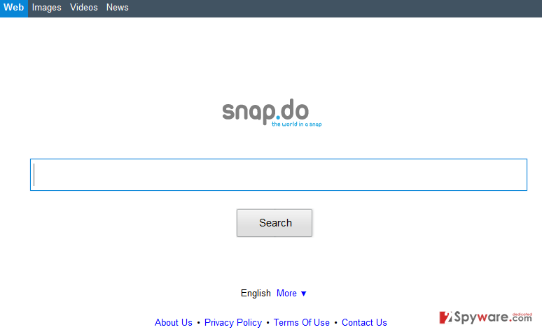 The picture showing Snap.do virus snapshot The picture showing Snap.do virus snapshot