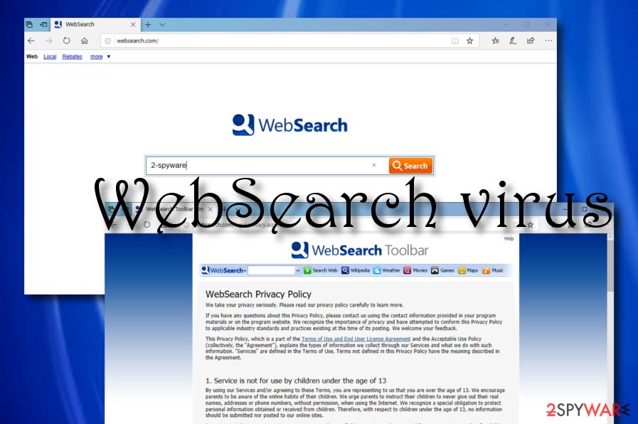 Websearch.com virus snapshot Websearch.com virus snapshot