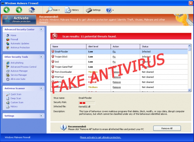 Windows Malware Firewall snapshot Windows Malware Firewall snapshot