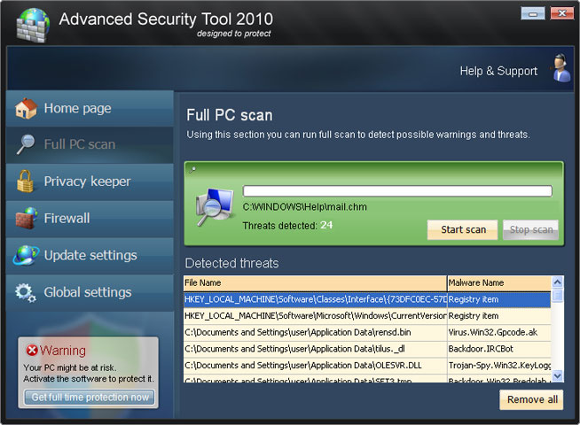 Advanced Security Tool 2010 Advanced Security Tool 2010
