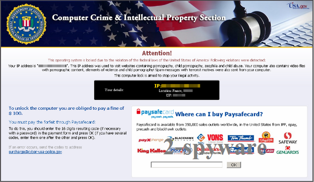 Computer Crime & Intellectual Property Section virus snapshot Computer Crime & Intellectual Property Section virus snapshot