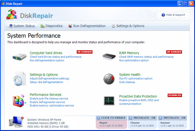Disk Repair Disk Repair