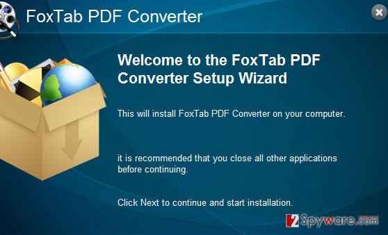 FoxTab Pdf Converter snapshot FoxTab Pdf Converter snapshot