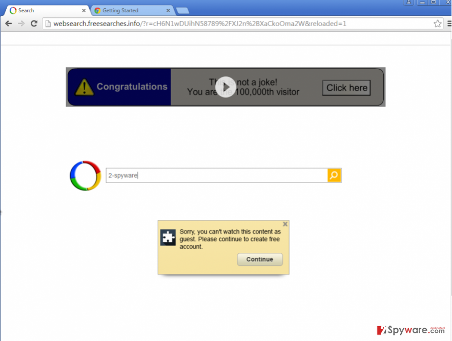 Google Redirect virus