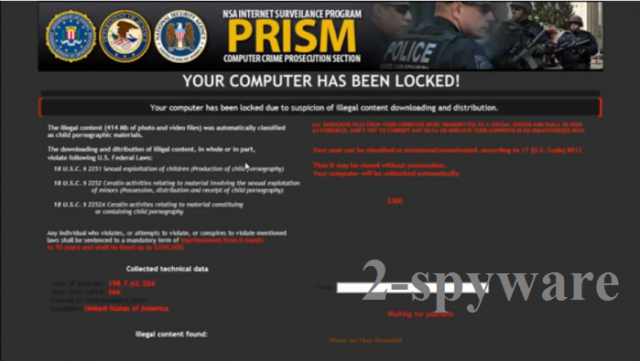 Internet Surveillance Program virus snapshot Internet Surveillance Program virus snapshot