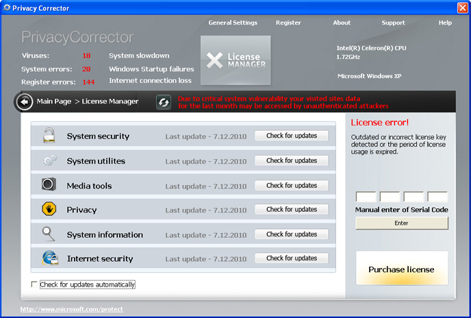 Privacy Corrector Privacy Corrector