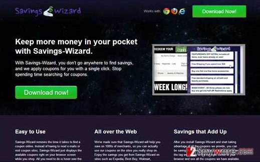 Savings Wizard ads snapshot Savings Wizard ads snapshot