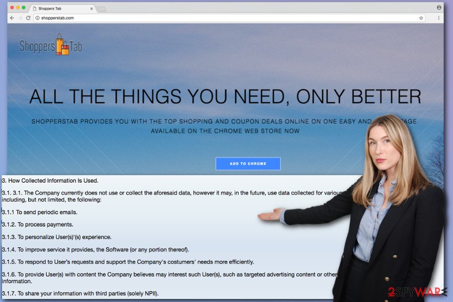 The image of Shoppers Tab ads