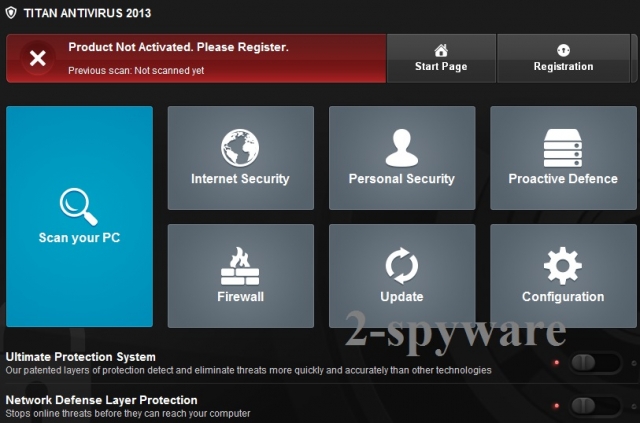 Titan Antivirus 2013 snapshot Titan Antivirus 2013 snapshot