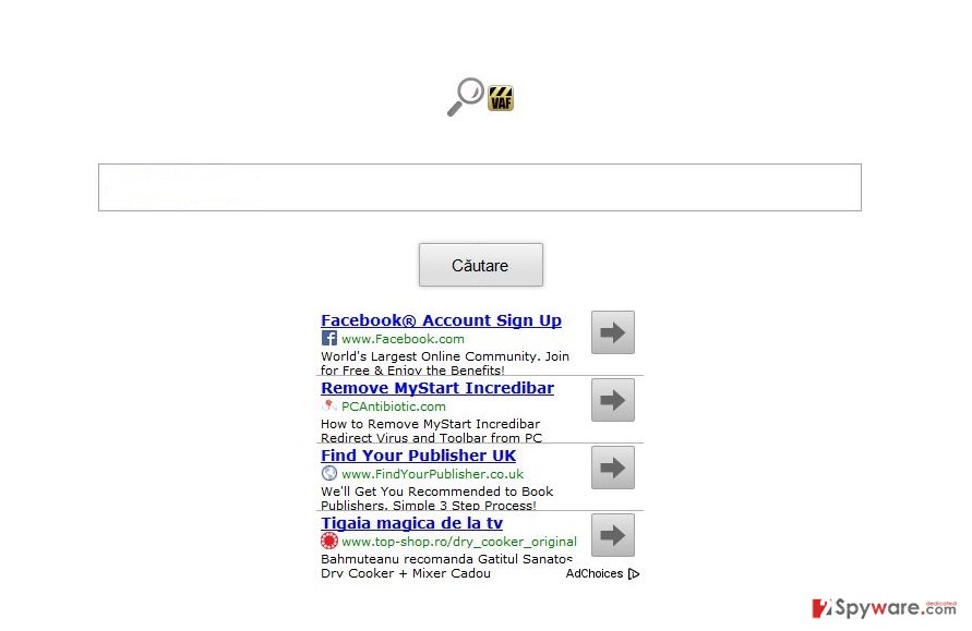 VAF toolbar snapshot VAF toolbar snapshot