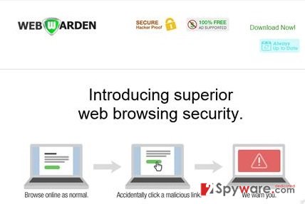 Web Warden adware snapshot Web Warden adware snapshot