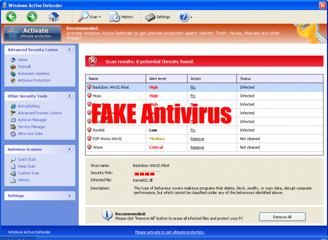 Windows Active Defender Windows Active Defender