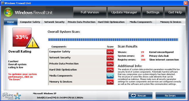Windows Firewall Unit Windows Firewall Unit