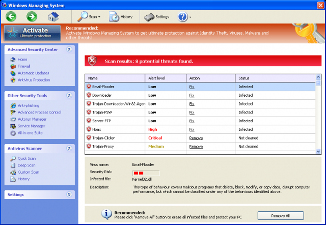 Windows Managing System Windows Managing System