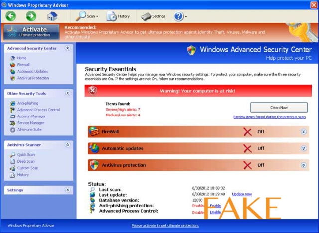 Windows Proprietary Advisor Windows Proprietary Advisor