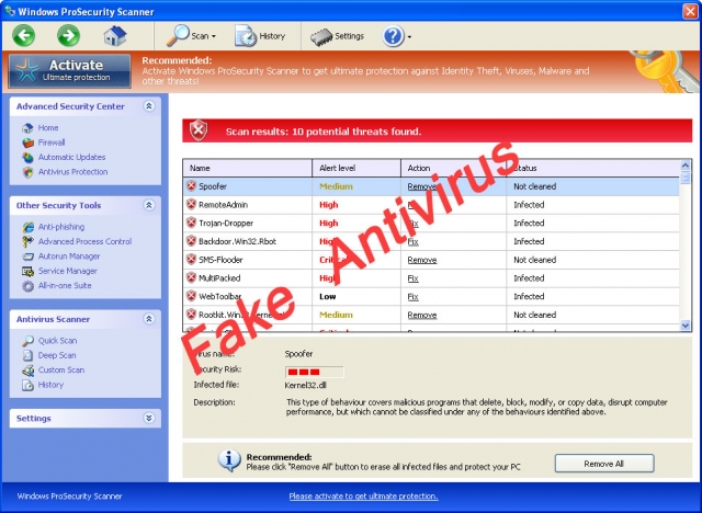Windows ProSecurity Scanner Windows ProSecurity Scanner