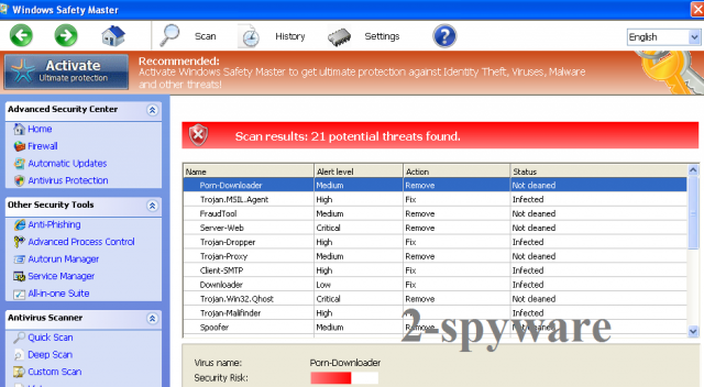 Windows Safety Master snapshot Windows Safety Master snapshot