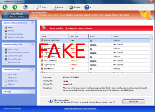 Windows Virus Hunter Windows Virus Hunter