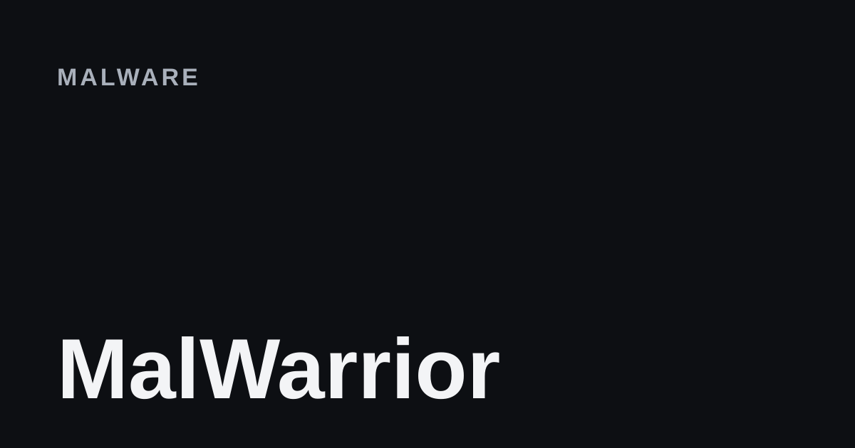 MalWarrior removal guide cover