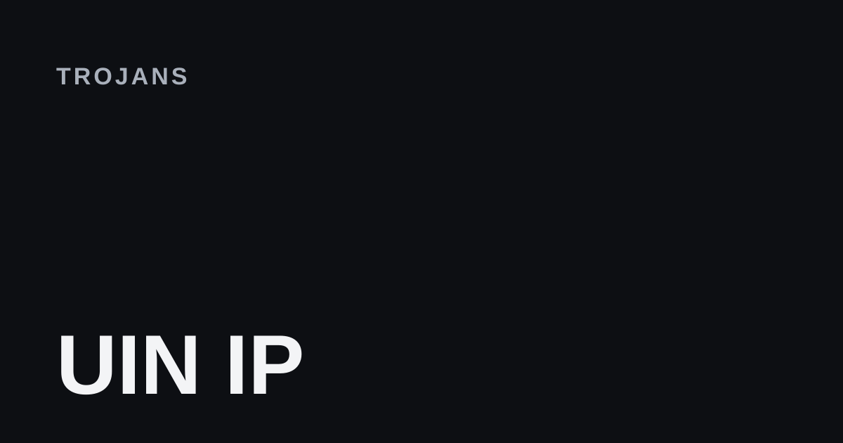 UIN IP removal guide cover