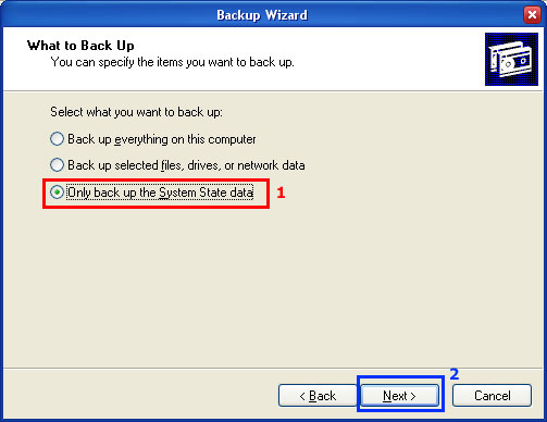 Backing up and restoring the Windows registry